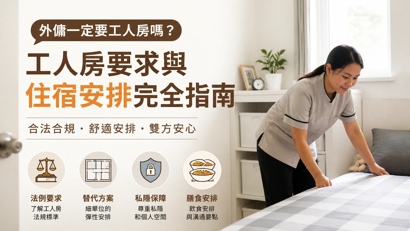 外傭一定要工人房嗎?工人房要求與住宿安排完全指南